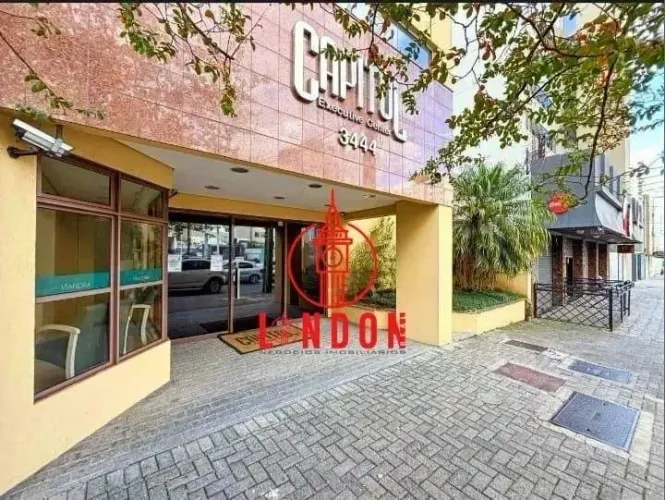 Locação - Consultório / Sala comercial Centro de Curitiba 25 m2 - Portaria 24h