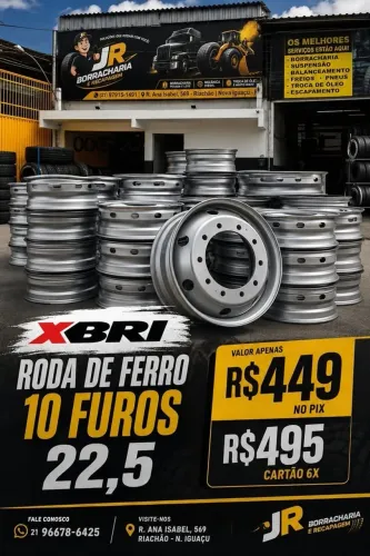 Roda de Ferro 22,5 - Xbri NOVA