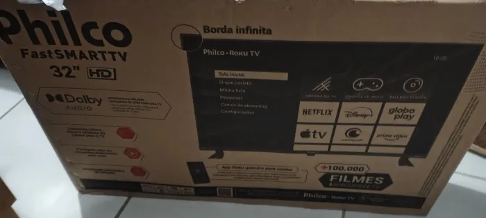 Vendo uma tv Philco 32 polegadas  ,com nota *)