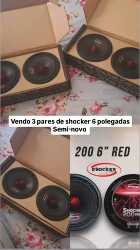 Auto falantes Shocker 6"