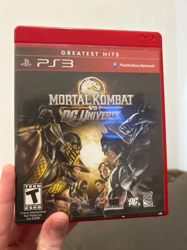 Mortal Kombat Vs DC Universe PS3 Original Completo C/ Manual