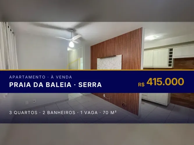 Linda Vista: Apartamento com Suíte e Varanda na Praia da Baleia