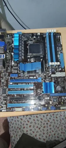 Placa mãe M5A88-V EVO, am3+, FX, suporta até 32gb ddr3