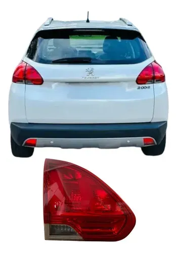 Lanterna Traseira Da Tampa Peugeot 2008 Original 26052607 Esquerdo/motorista Vermelha