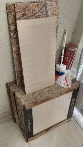 3 caixas de piso