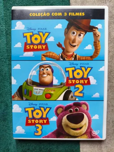DVD box trilogia Toy Story 3 filmes originais completos