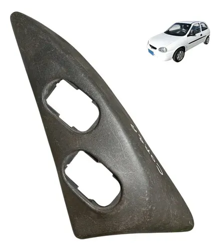 Moldura Botao Vidro Eletrico Lado Esquerdo Gm Corsa Wind 1