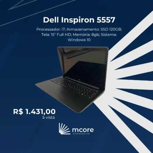 Notebook Dell Inspiron 5557 i7