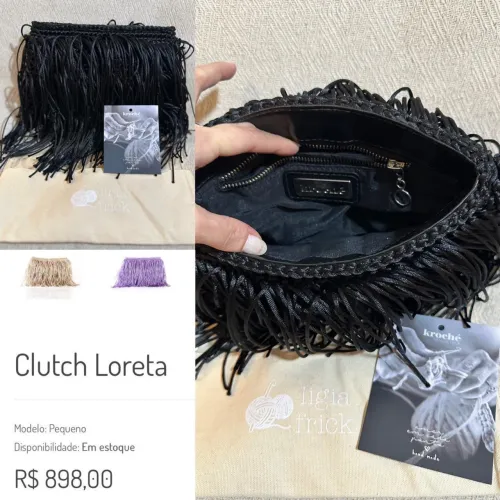 Clutch /Bolsa Lígia Frick nova na embalagem!