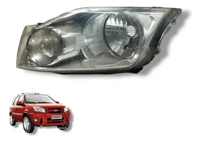 Farol Ford Ecosport 2008 2009 2010 A 2012 Esquerdo Detalhe Esquerdo/motorista