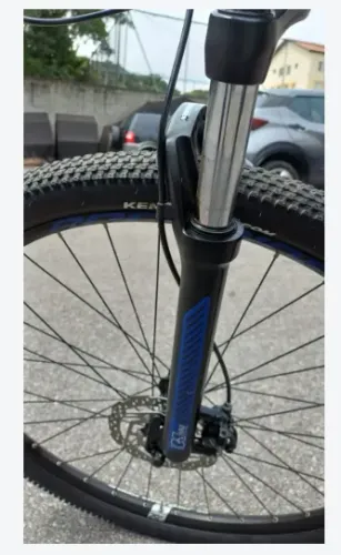 bicicleta preta ST500 Rockrider aro 29 3200,00