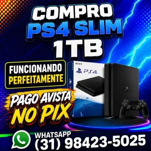 PS4 SLIM 1TB (( COM PRO ))