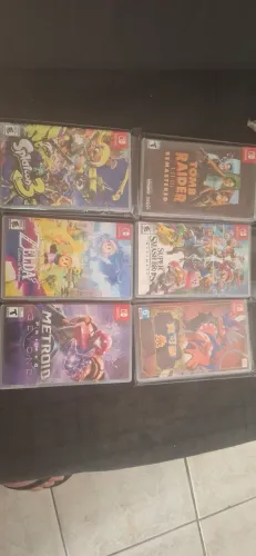 Lote jogos Nintendo switch 