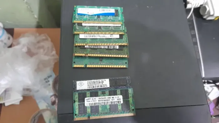 Lote 9gb Memória Ddr2 6400s Notebook 7 Pentes