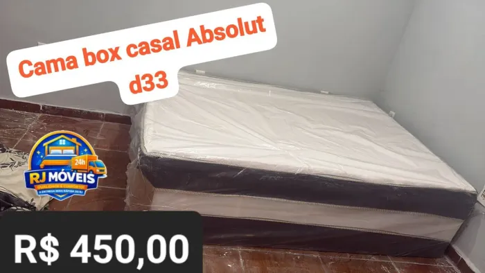 Cama Box de Casal D33 Alto Conforto Promoção