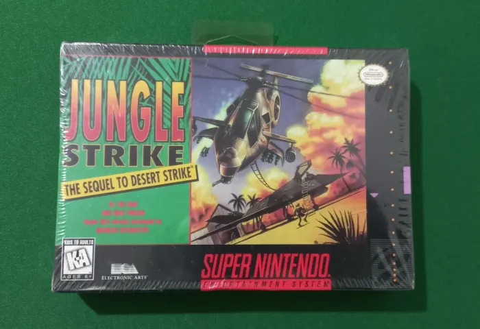 Jungle Strike - Super Nintendo - Snes - Lacrado - 100% original!