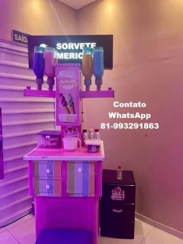 Maquina de sorvete americano