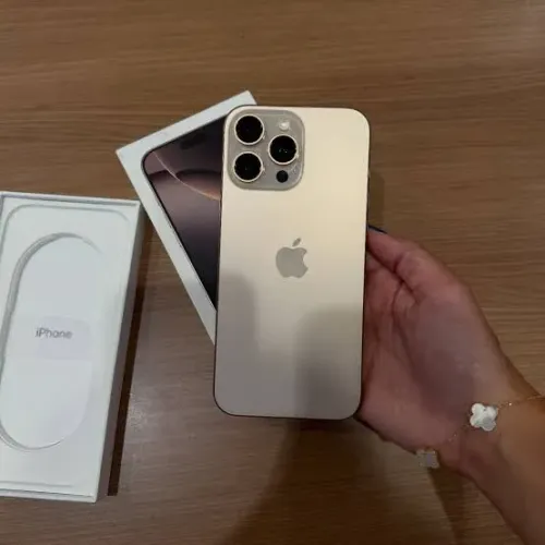 iPhone 16 Pro 256GB Desert C/Caixa Original Bateria 90% Garantia Apple 05/26