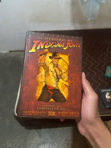 coleção de dvd Indiana Jones