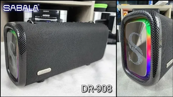 Caixa de som RGB Graves potentes Sábado Dr 908