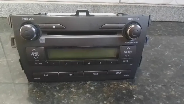 Aparelho som corolla