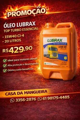 OLEO LUBRAX TOP TURBO ESSENCIAL 15W40