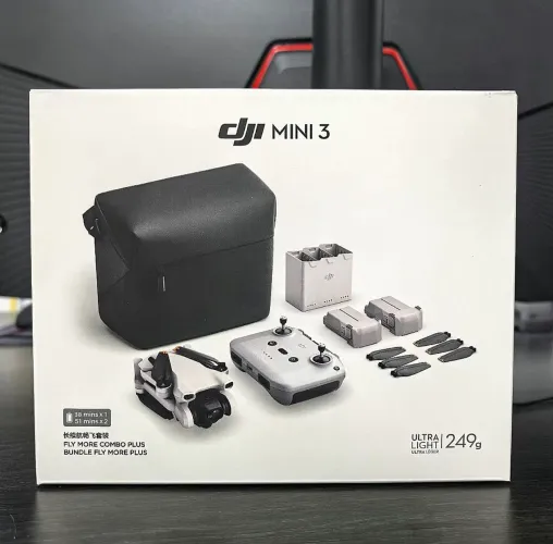 DRONE DJI MINI 3 FLY MORE COMBO PLUS (SEM TELA) LACRADO PRONTA ENTREGA. 