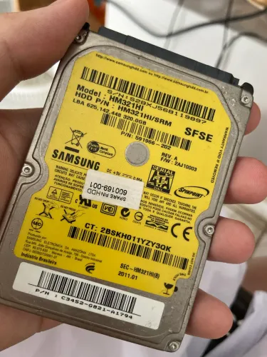 Memórias RAM de 2Gb e HDDS
