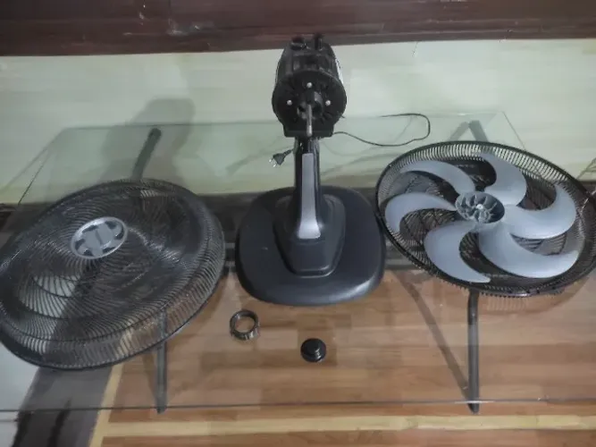 Ventilador de Mesa Ventisol Turbo 6 Pás 50cm Preto 127 v