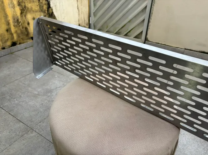 Prateleira e escorredor de louça inox
