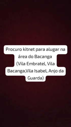 Kitnet para alugar na área do Bacanga