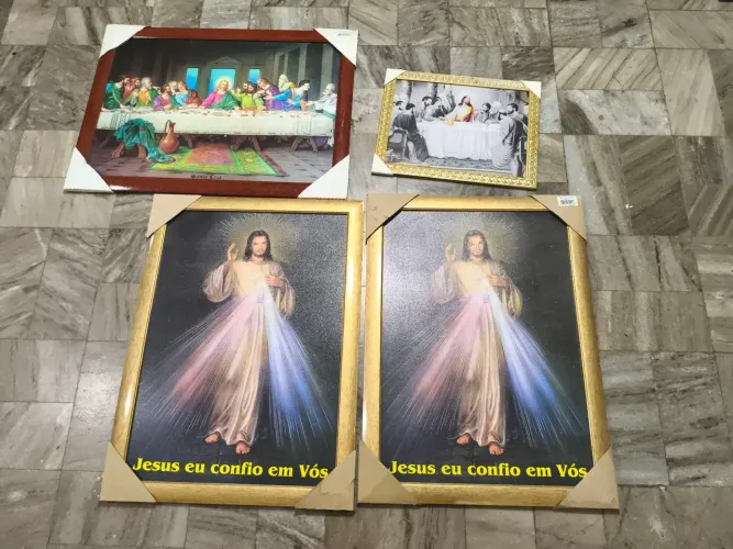Quadro santa ceia, jesus
