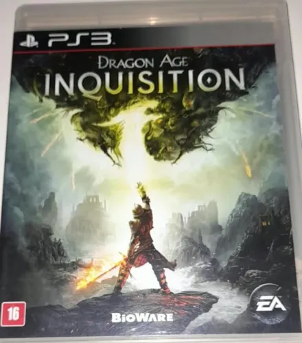Jogo Raro De PS3 - Dragon Age,Inquisition - BioWare - Nacional - Em Muito Bom Estado