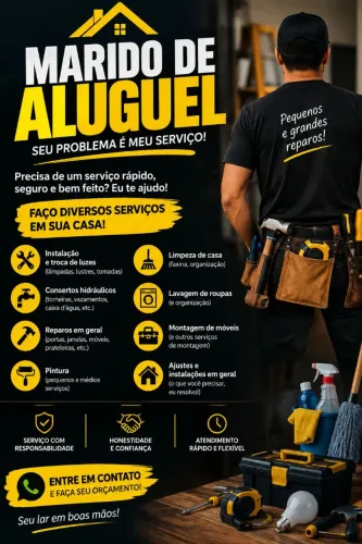 Marido de Aluguel - Pequenos Reparos e Serviços em Geral