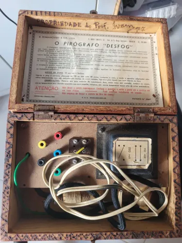 Pirografo desfog anos 70 vintage colecao
