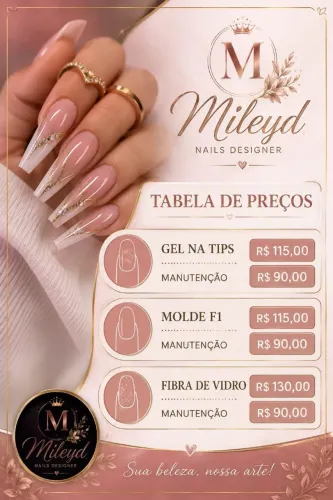 Unhas clássicas e extensão.