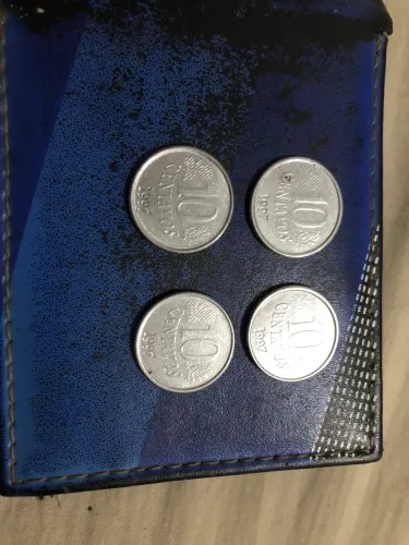 Moedas de prata no ano de 1997
