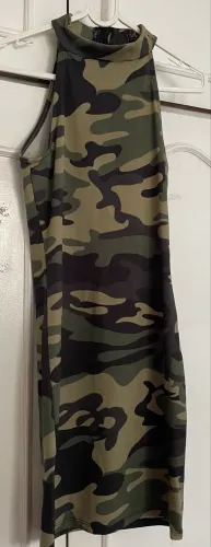 Vestido camuflado 