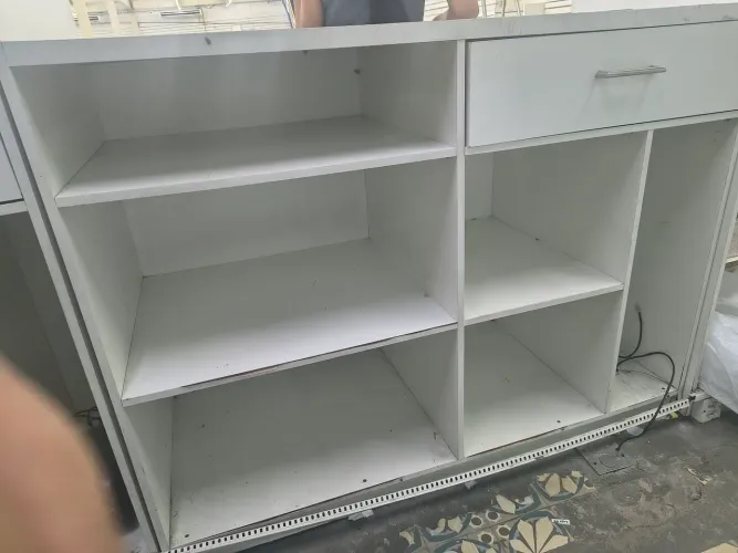Balcão MDF Caixa com gaveta 1,40mt X 1,00mt