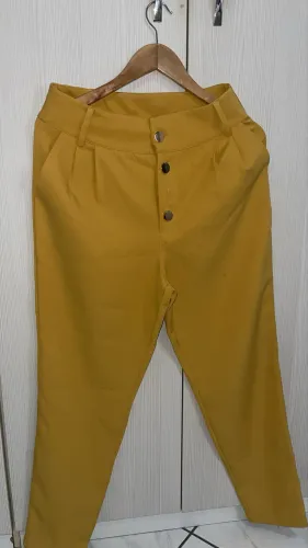 CALÇA ALFAIATARIA MOSTARDA 