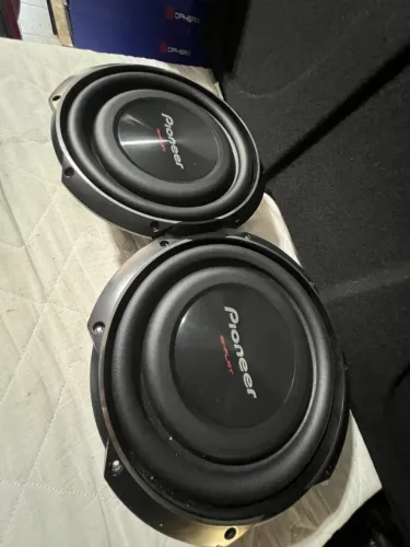 Par de Subwoofer Pioneer Slim de 10 polegadas 