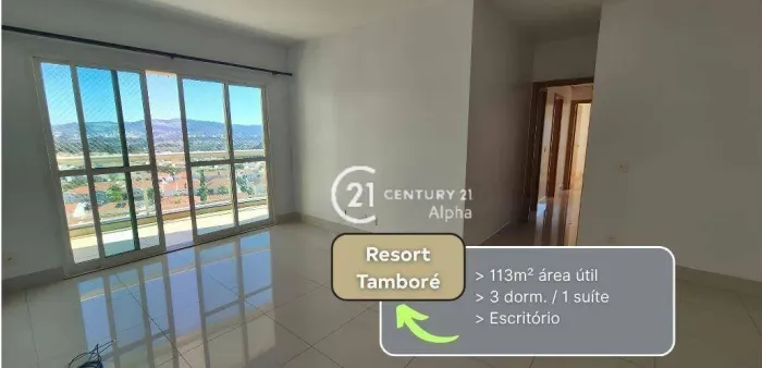 Apartamento com 3 dormitórios para alugar, 113 m² por R$ 8.632,31/mês - Tamboré - Santana