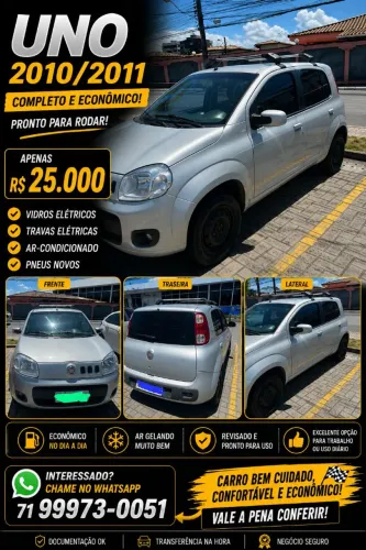 Fiat Uno Vivace Celeb. 1.0 EVO F.flex 8V 5P 2011