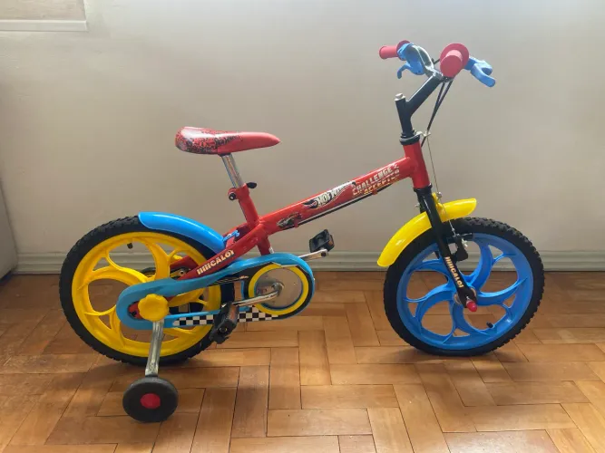 Bicicleta Infantil Aro16 Caloi Hot Wheels