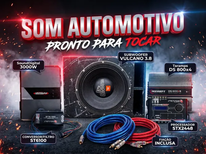 SOM AUTOMOTIVO VULCANO 3.8 1900 rms