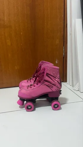 patins rosa