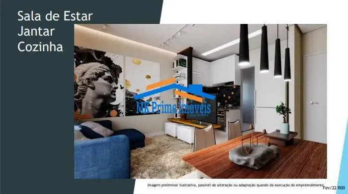 Apartamentos em construção 41 a 53 m2 Torre Única - Cipava