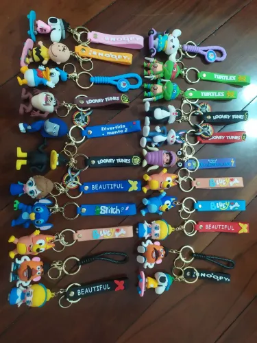 Lote de 22 Chaveiros 3D