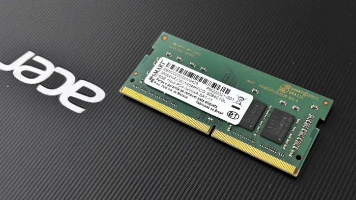 Memoria 8gb ddr4 de 3200 Smart ( seminova ) sodimm testada - temos 2666 e 2400 -