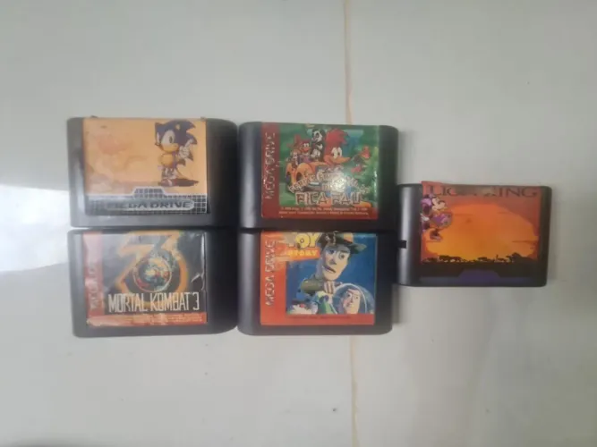 Fitas originais - Mega Drive